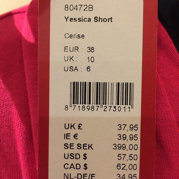 Yest Yessica Ladies Short Cardigan Sweater Cerise Pink 80474B Various Sizes - Picture 5 of 16